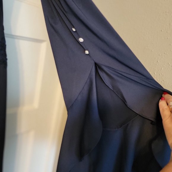 Jade by Jasmine Navy Blue Maxi Dress - Picture 3 of 15